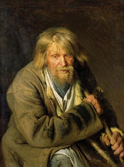 Ivan Nikolaevich Kramskoi Old Man with a Crutch